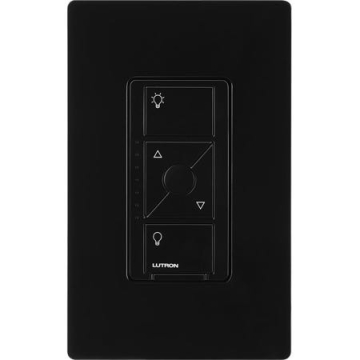 Lutron Caseta Wireless In-Wall ELV+ Dimmer - Black