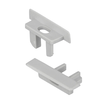 American Lighting End Caps with Power Feed for Mini Double Flange Recessed Mounting Channel