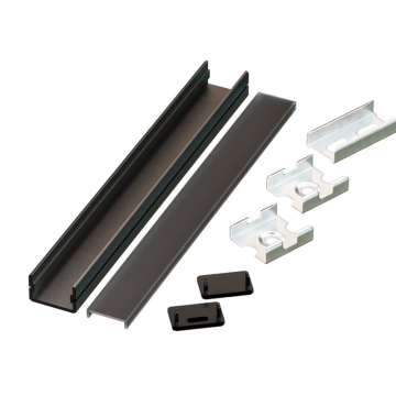 American Lighting 78" GT Surface & Recessed Mounting Channel Bundle - Black