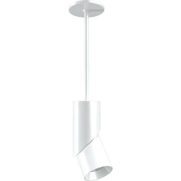 RAB PIVOT Track Light Pendant Mount Kit - Large - White