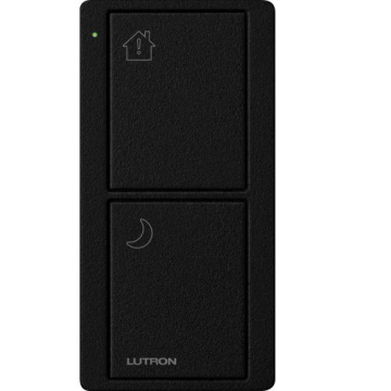 Lutron 2-Button Bedside Scene Pico Smart Remote - Alert/Goodnight Icons - Midnight