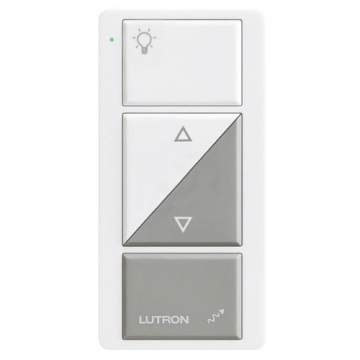 Lutron 2-Button Pico Smart Remote with Raise/Lower - Light Icons - White/Gray
