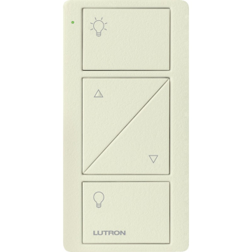 Lutron 2-Button Pico Smart Remote with Raise/Lower - Light Icons - Biscuit