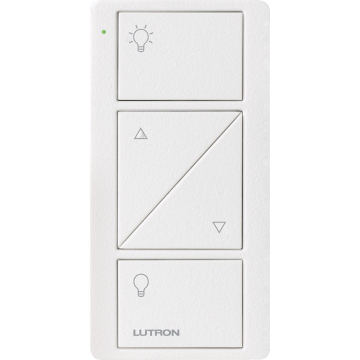 Lutron 2-Button Pico Smart Remote with Raise/Lower - Light Icons - Snow
