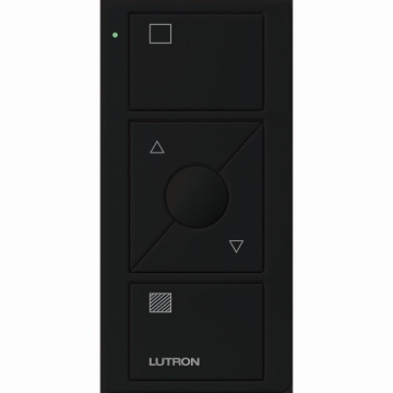 Lutron Original 3-Button Pico Smart Remote with Raise/Lower and Preset - Shade Icons - Black