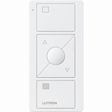 Lutron Original 3-Button Pico Smart Remote with Raise/Lower and Preset - Shade Icons - White
