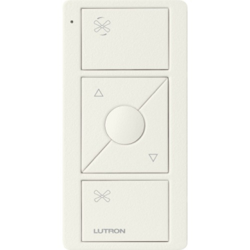 Lutron Pico Smart Remote for Fan Control - 3-Button Raise/Lower with Preset Button - Biscuit
