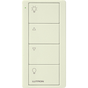 Lutron 4-Button Pico Smart Remote - Zone Control - Light Icons - Biscuit