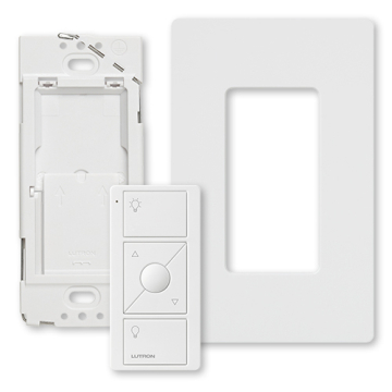 Lutron Pico Original Smart Remote Wall Mount Kit For Caseta Smart Dimmer Switch 3-Way - White