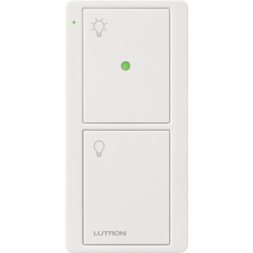 Lutron Pico Wireless Control Keypad - 2-Button w/ Nightlight - White