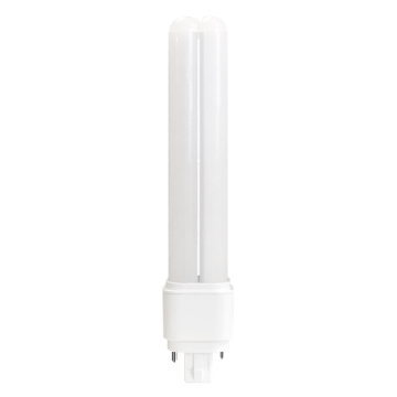 RAB 9W LED PL Lamp - Omnidirectional - Universal 2-Pin G24 / GX24 Base - 2700K - 120-277V or Ballast Dependent