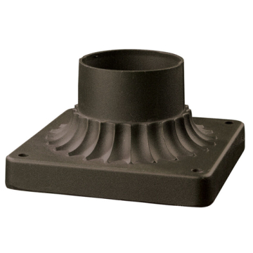 Z-Lite Pier Mount - Round - Oil Rubbed Bronze