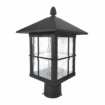 Westgate PML LED Post Mount Light - 12W - CCT Selectable - 1,200 Lumens - 120V - Black