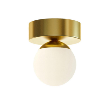 AFX Pearl 5" LED Flush Mount - 3000K - 120V - Satin Brass