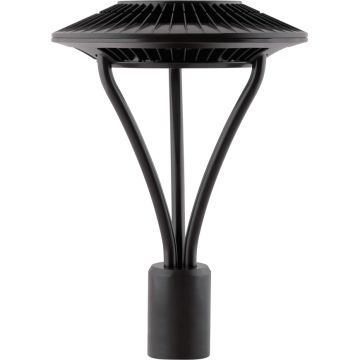 RAB 52W Circular LED Area Light - Type V - 3000K - 6,498 Lumens - 120-277V - Bronze