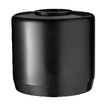 RAB PVC Mighty Cap - Fits 2.5" PVC - 1/2" Threaded Hole - Black