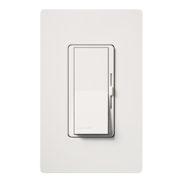 Lutron Diva Single-Pole Dimmer - 1000W Max - White