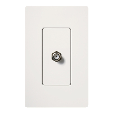 Lutron Claro Cable Jack - Snow