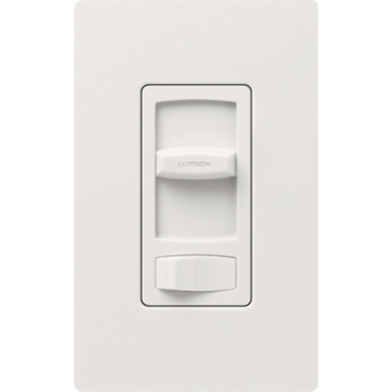 Lutron Skylark Contour Reverse-Phase ELV Dimmer for LED/INC/HAL/CFL - White
