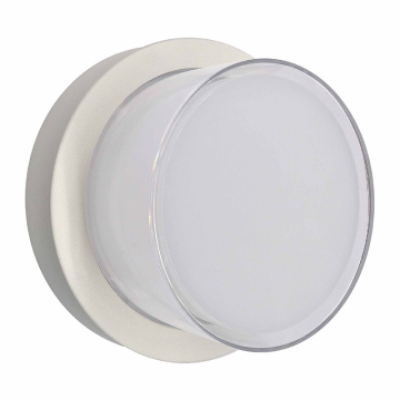 Westgate LRS LED Round Non-Cutoff Wall Pack - 12W - CCT Selectable - 650 Lumens - 120V - White