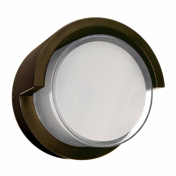 Westgate LRS LED Round Non-Cutoff Wall Pack - 12W - CCT Selectable - 650 Lumens - 120V - Bronze