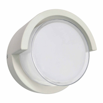 Westgate LRS LED Round Non-Cutoff Wall Pack - 12W - CCT Selectable - 650 Lumens - 120V - White