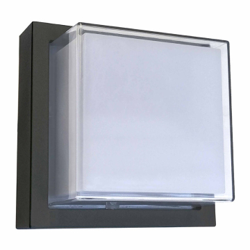 Westgate LRS LED Square Non-Cutoff Wall Pack - 12W - CCT Selectable - 650 Lumens - 120V - Black