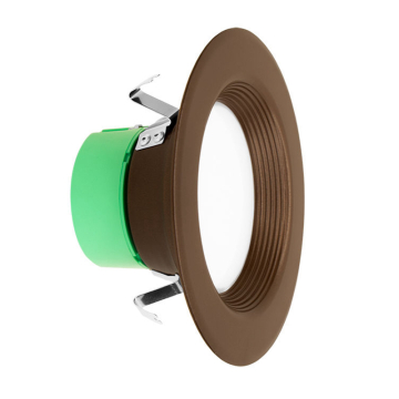 Westgate RDL4 4" LED Round Recessed Downlight - Baffle Trim - 10W - CCT Selectable - 700 Lumens - 120V - Oil-Rubbed Bronze