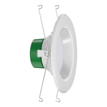 Westgate RDL6 6" LED Round Recessed Downlight - Smooth Trim - 15W - CCT Selectable - 1,275 Lumens - 120V - White