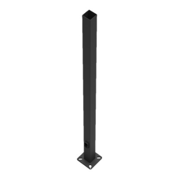 RAB Lighting 25' Steel Pole - Square - Pre-Drilled Top - 4