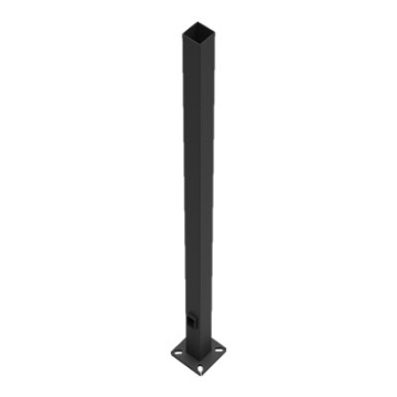 RAB Lighting 10' Steel Pole - Square - Pre-Drilled Top - 4