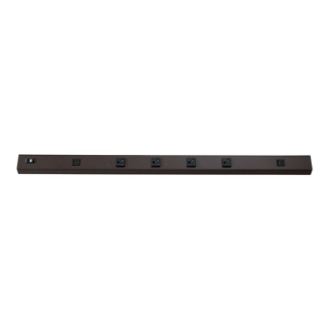 Westgate 36" Angled Power Strip - 4 Receptacles - 2 USB-A/C - Bronze