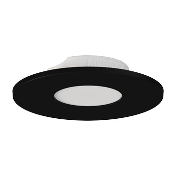 RAB 4" PUCK34 Round LED Downlight Trim - Black