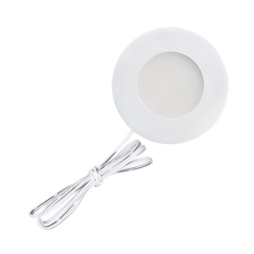 Lotus 2W Ultra Slim LED Puck Light - Dimmable - 3000K - 150 Lumens - 24V