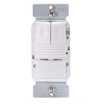 Wattstopper Wall Switch Sensor - PIR - Multi-Mode - Dual Relay - 120-277V - White