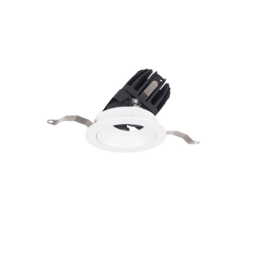 WAC Lighting FQ 2" LED Round Adjustable Shallow Trimmed Downlight - 1,105 Lumens - 15W - 2700K - 120-277V - White
