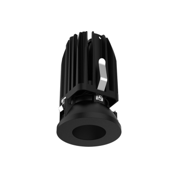 WAC Lighting FQ 2" LED Round Pinhole Trimless Downlight - 925 Lumens - 25W - 3000K - 120-277V - Black