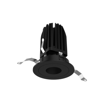 WAC Lighting FQ 2" LED Round Pinhole Trimmed Downlight - 925 Lumens - 25W - 3000K - 120-277V - Black