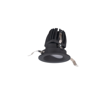 WAC Lighting FQ 2" LED Round Wall Wash Shallow Trimmed Downlight - 885 Lumens - 15W - 2700K - 120-277V - Black