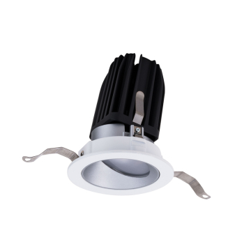 WAC Lighting FQ 2" LED Round Wall Wash Trimmed Downlight - 1,465 Lumens - 25W - 3000K - 120-277V - Haze / White