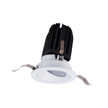 WAC Lighting FQ 2" LED Round Wall Wash Trimmed Downlight - 1,465 Lumens - 25W - 3000K - 120-277V - White