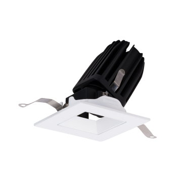 WAC Lighting FQ 2" LED Square Adjustable Trimmed Downlight - 1,835 Lumens - 25W - 3000K - 120-277V - White