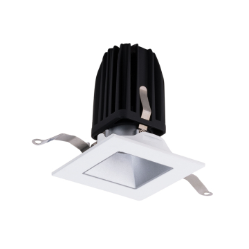 WAC Lighting FQ 2" LED Square Trimmed Downlight - 1,980 Lumens - 25W - 3000K - 120-277V - Haze / White