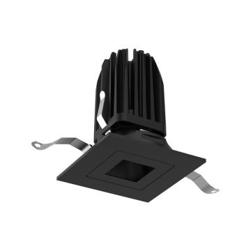 WAC Lighting FQ 2" LED Square Pinhole Trimmed Downlight - 930 Lumens - 25W - 3000K - 120-277V - Black