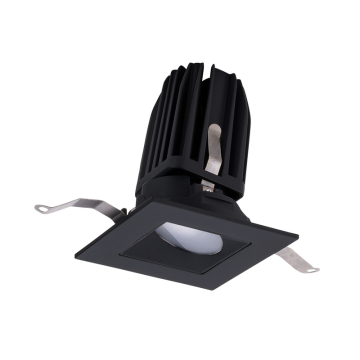 WAC Lighting FQ 2" LED Square Wall Wash Trimmed Downlight - 1,435 Lumens - 25W - 3000K - 120-277V - Black