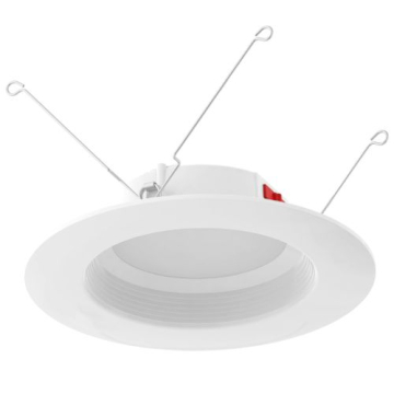 RAB R34 6" LED Retrofit Downlight - Baffle Reflector - CCT Selectable - 120V - White