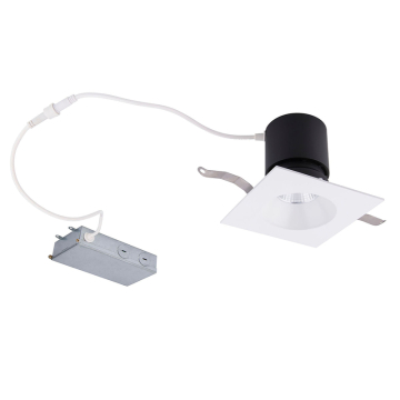WAC Lighting Patriot 3" Square LED Downlight - 1,035 Lumens - 12W - CCT Selectable - 120-277V - White