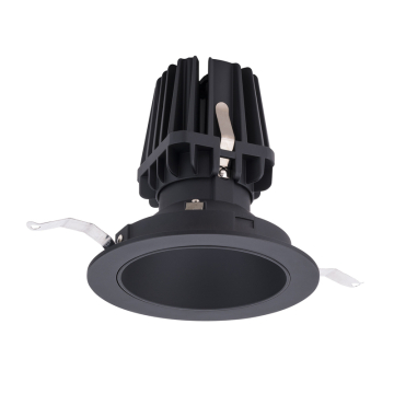 WAC Lighting FQ 4" LED Round Trimmed Downlight - 2,495 Lumens - 28W - 3000K - 120-277V - Black