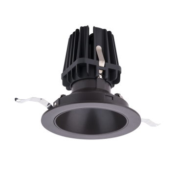 WAC Lighting FQ 4" LED Round Trimmed Downlight - 2,495 Lumens - 28W - 3000K - 120-277V - Dark Bronze