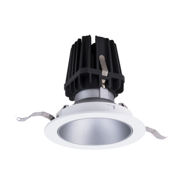 WAC Lighting FQ 4" LED Round Trimmed Downlight - 2,495 Lumens - 28W - 3000K - 120-277V - Haze / White